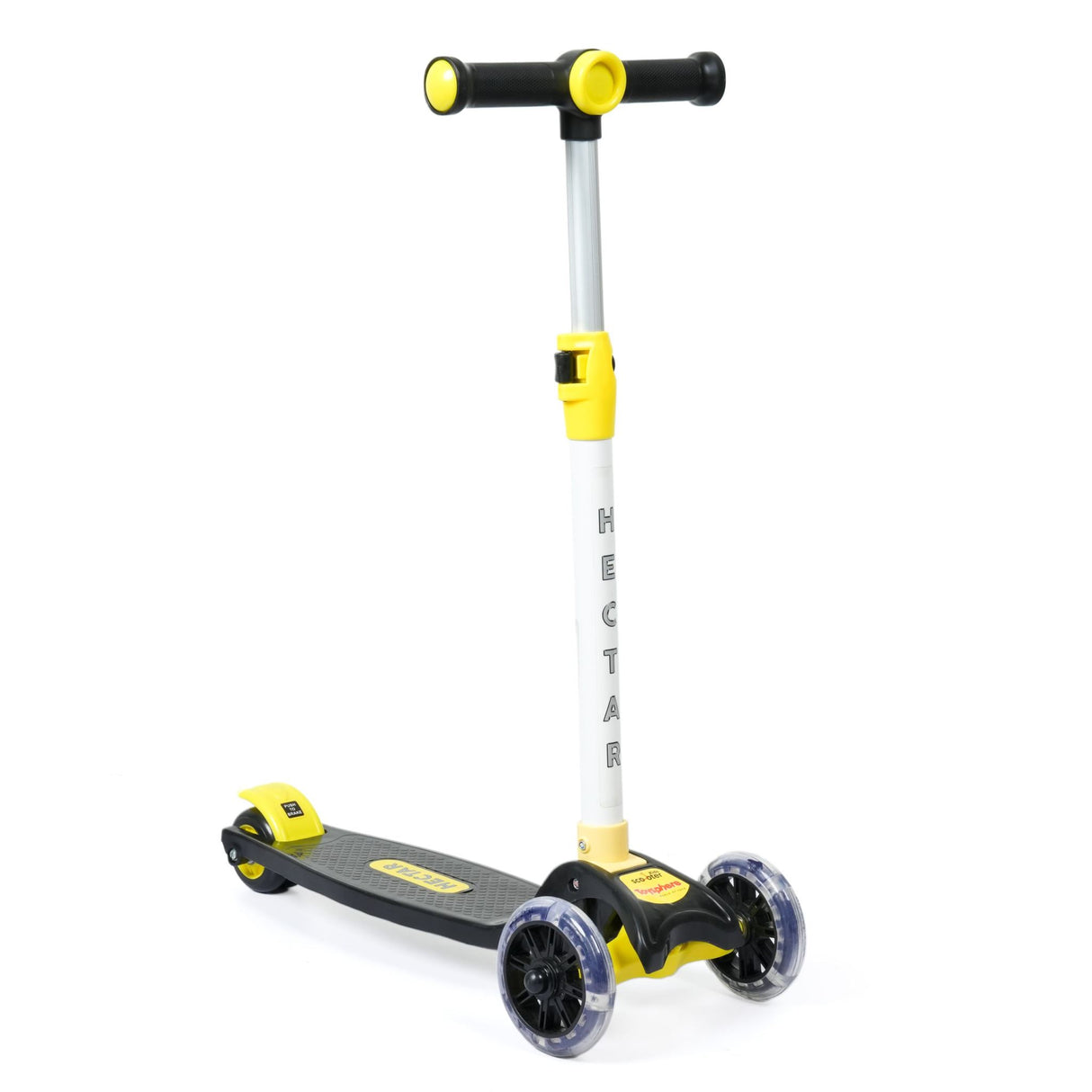 Kids Hectar Plus Foldable Scooter With PVC Wheels TSC-160 Black