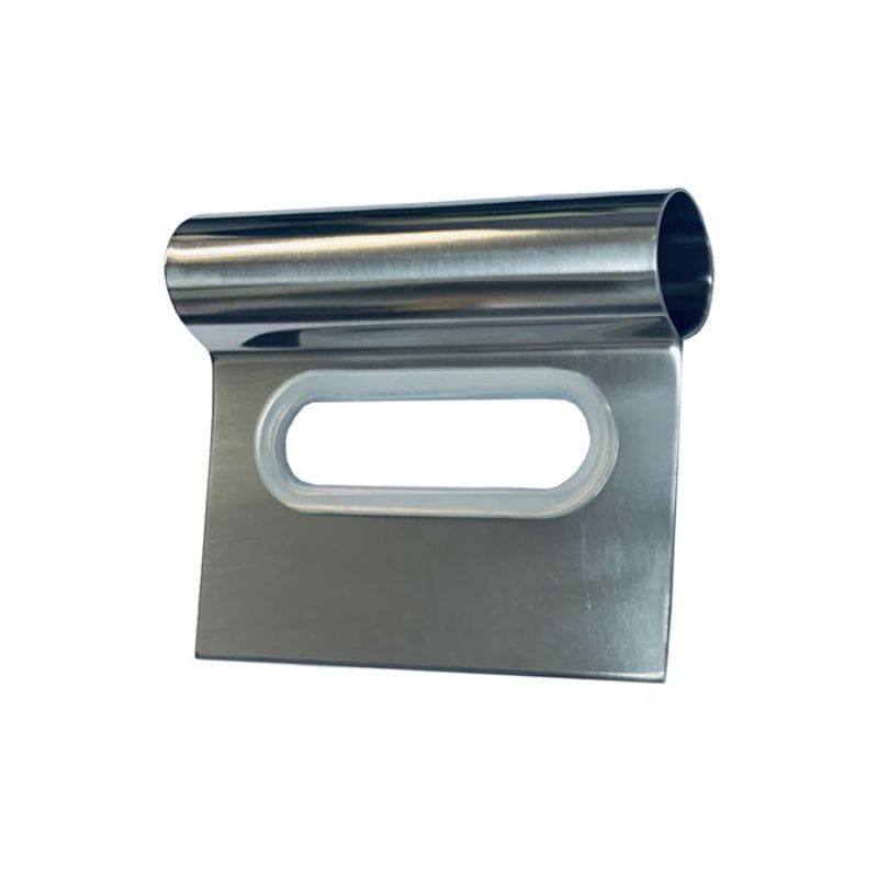 DOUGH SCRAPER - STAINLESS STEEL (13 x 11CM)