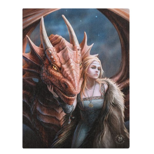 Canvas Wall Art  - Small Friend or Foe   (Anne Stokes)