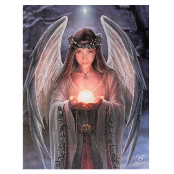 Canvas Wall Art  - Small Yule Angel   (Anne Stokes)