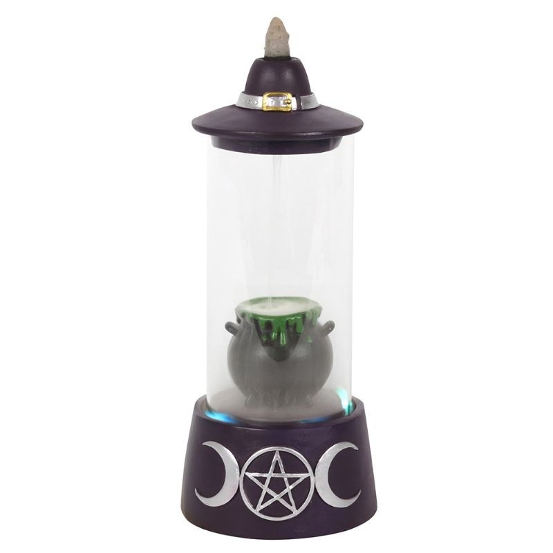 Incense - Enclosed Hat and Cauldron Backflow Burner