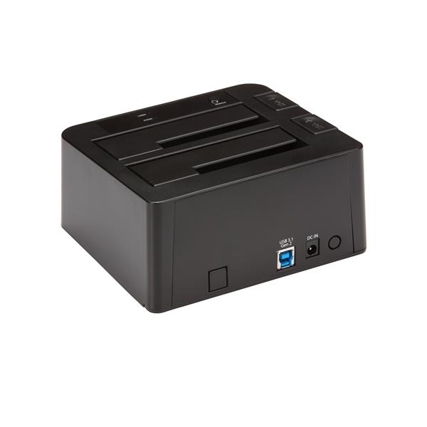 USB 3.1 Dual-Bay Dock for 2.5/3.5 SATA SSD/HDDs - 10Gbps High-Speed External Storage Solution