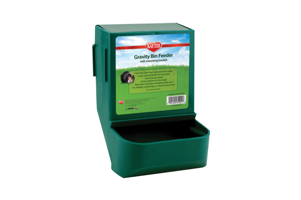 Kaytee Gravity Bin Feeder with Bracket