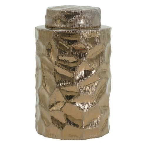 Vase - Ceramic Copper (15 X 15 X 25cm)