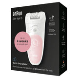 Braun - Epilator with High Frequency Massage Cap - Silk-épil 5-516 Wet & Dry