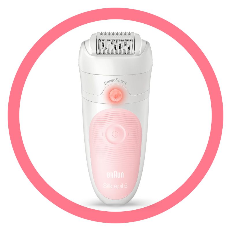 Braun - Epilator with High Frequency Massage Cap - Silk-épil 5-516 Wet & Dry