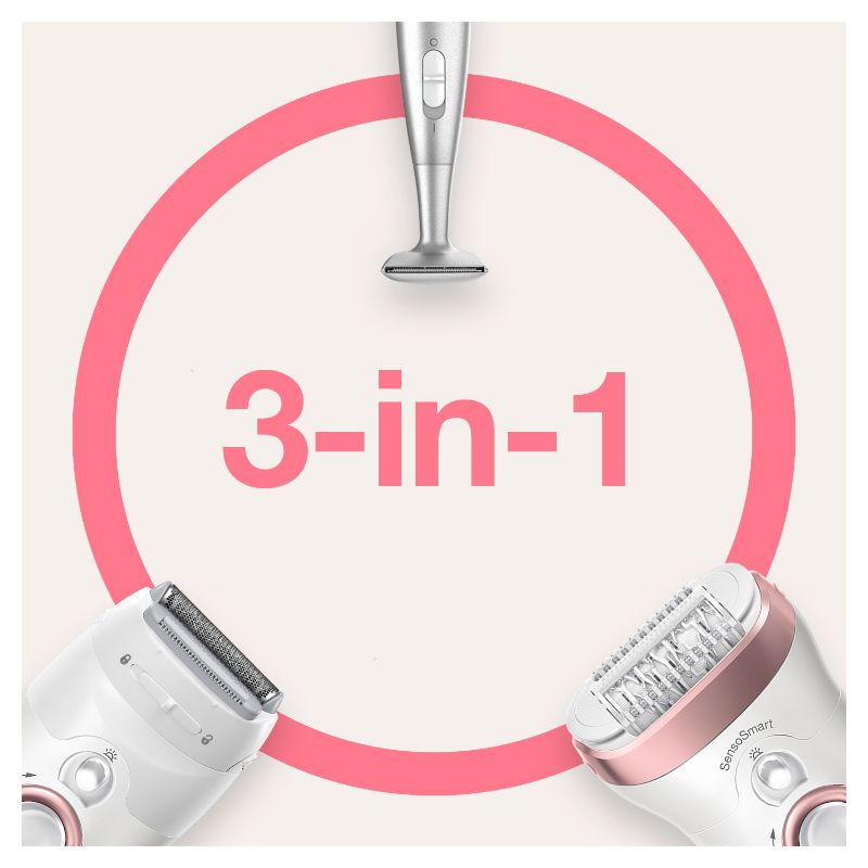 Epilator - Braun Silk-épil 9 SkinSpa SensoSmart™ 9/980 epilator (Rose Gold)