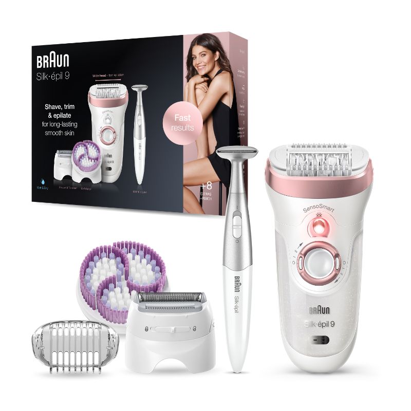 Epilator - Braun Silk-épil 9 SkinSpa SensoSmart™ 9/980 epilator (Rose Gold)