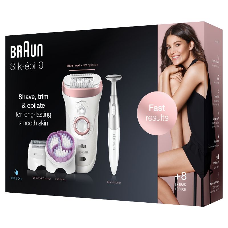 Epilator - Braun Silk-épil 9 SkinSpa SensoSmart™ 9/980 epilator (Rose Gold)