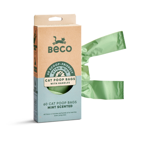 Cat Poop Bags - Beco Scented (x 60 bags)