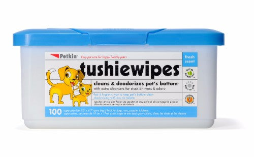 Petkin Tushie Wipes 100pk