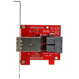 High-Speed Mini-SAS Adapter 12Gbps - Dual SFF-8643 to SFF-8644 with Full/Low-Profile Brackets