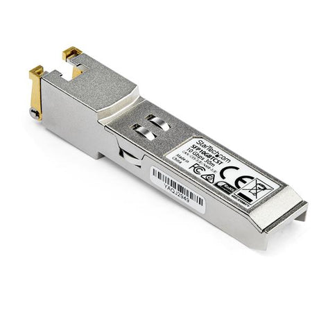 Cisco compatible 10GBASE-T SFP+ module with RJ45 for 10Gbps connectivity, hot-swappable, 30m reach.