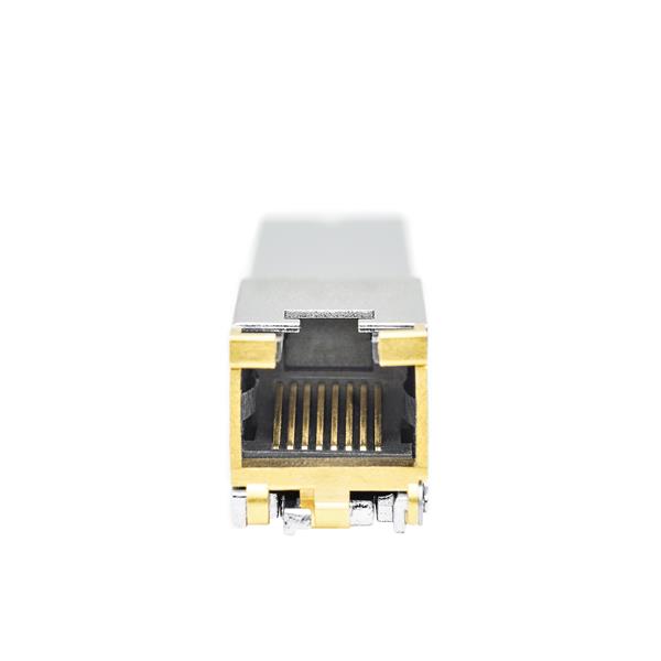 High-performance 10GBASE-T SFP+ module for 10 Gbps RJ45 connectivity, supports 30m distance, hot-swappable design.