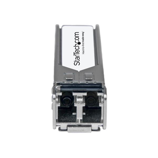 HP 455886-B21 SFP+ module for 10 GbE fiber transceivers, ensuring reliable long-distance network connectivity.