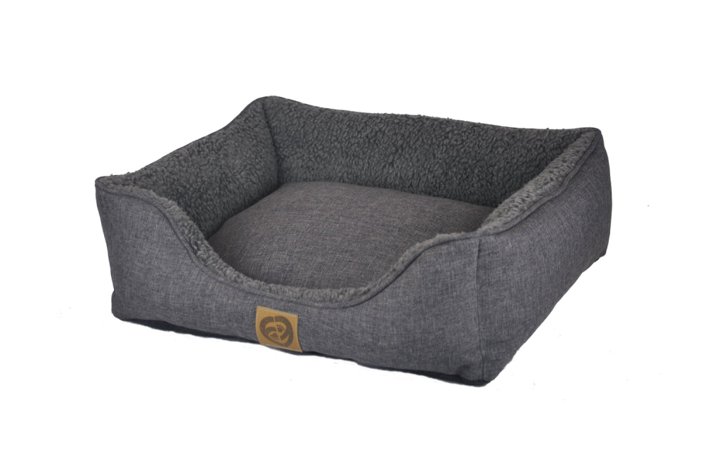 Sherpa Pillow Bed - Sml   -55x45x16cm - Dog Bed