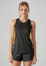 Renegade Womens Singlet - Navy/Sky/Silver