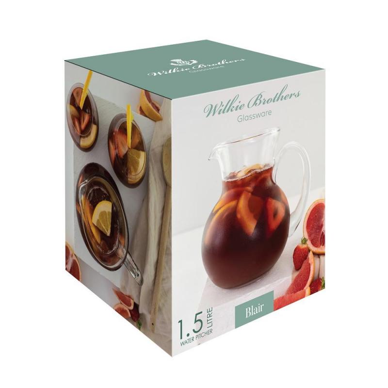 Wilkie Blair Water Jug 1.5L Glass