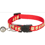 Cat Collar - Reflective Paw Print (Assorted)