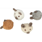 Cat Toy - Catnip Bear Ball 8cm (Assorted)