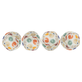 Cat Toy - Leopard Print Balls with Bell 4cm (4pk)