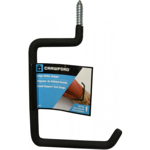 Heavy-duty Super Hooks Utility Hanger for organizing tools, sports gear, and more, holds up to 22kg with a protective grip.