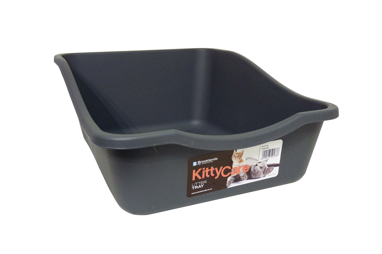 High Back Litter Tray 46x38x19cm - Blue