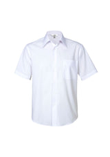 Metro Mens Short Sleeve Shirt - White