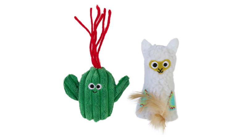 Cat Toy - Mad Cat Lucky Llama 2pk (16.5cm)