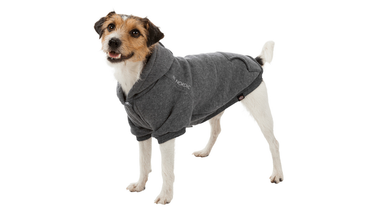 Dog Hoodie - BE NORDIC L 55cm (Grey)