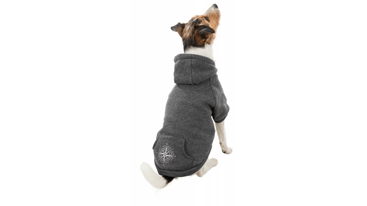 Dog Hoodie - BE NORDIC M 50cm (Grey)