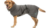 Bathrobe for Dogs Grey XS - 30cm
