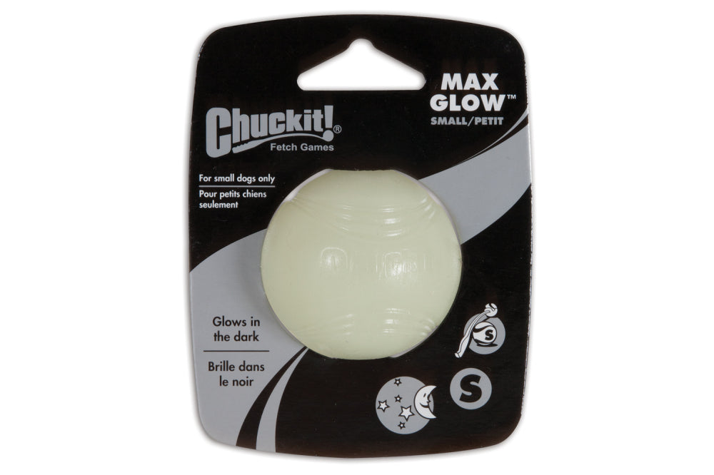 Dog Toy (Chuckit) - Max Glow Ball - med