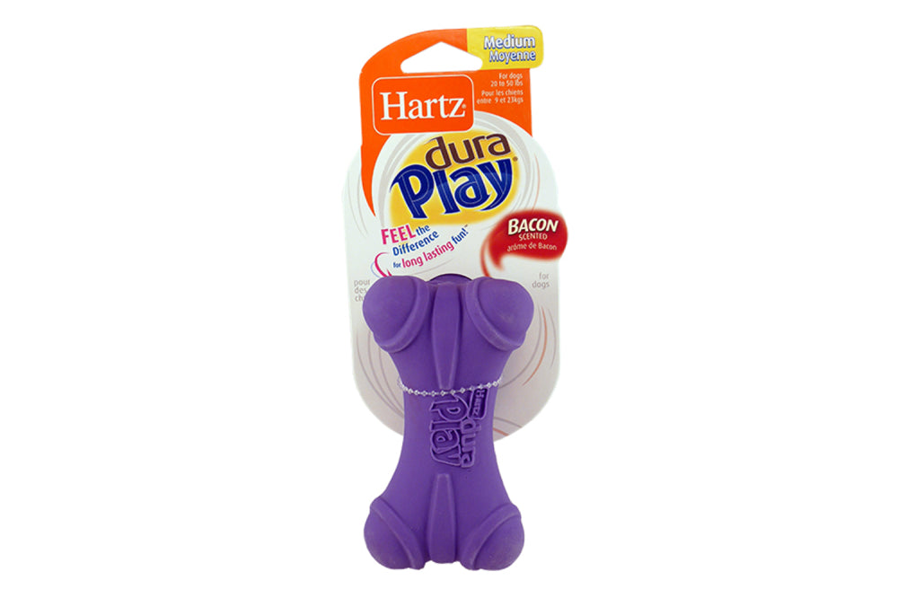 Dog Toy (Squeaky Latex & Vinyl) - Dura Play Bone - Med