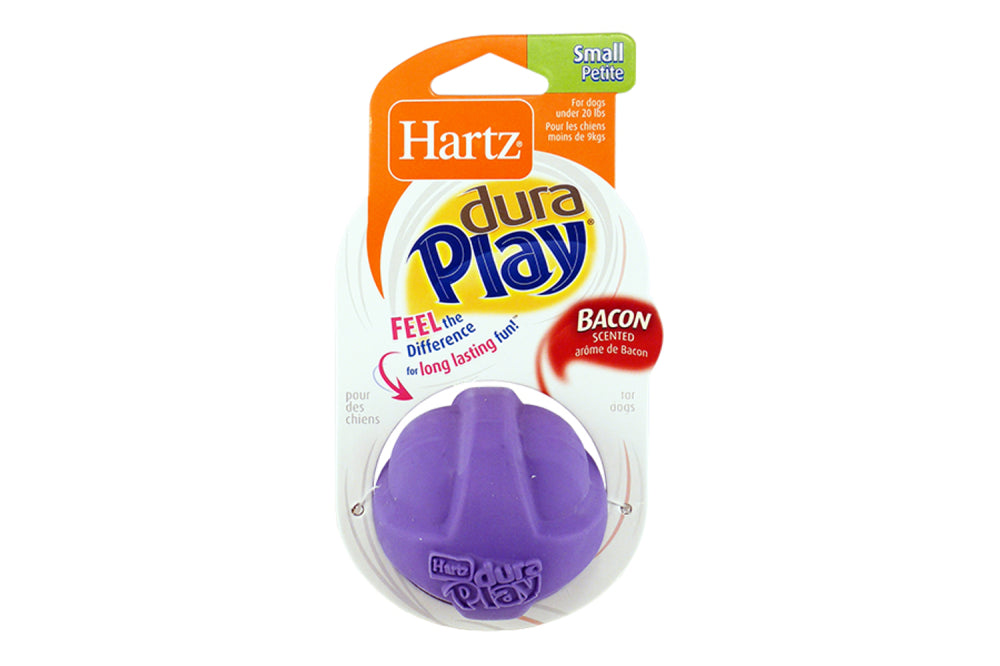 Dog Toy (Squeaky Latex & Vinyl) - Hartz Dura Play Ball - Sml