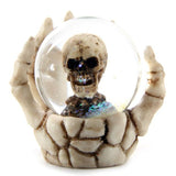 Snow Globe - Skull in Skeleton Hand (Set of 4)