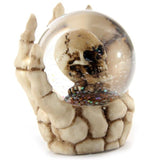 Snow Globe - Skull in Skeleton Hand (Set of 4)