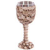 Goblet - Decorative Multi Skull and Spine (18cm)