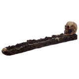 Incense Stick Burner - Skulls and Roses Ashcatcher (Set of 2)
