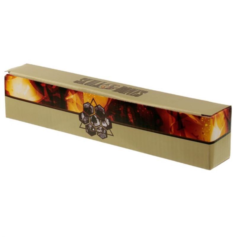 Incense Stick Burner - Dark Skull Flames Marble Effect Skull Ashcatcher