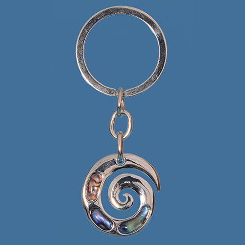 Paua Koru Keyring - Open - Smartfox