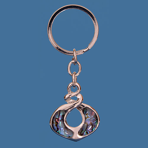 Paua Double Twist Keyring - Smartfox