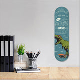 Wall Art - ACM Printed Skateboard Dinosaur (500mm)