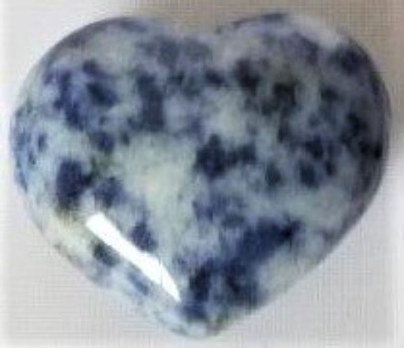 Gemstone - Sodlite Heart (3cm)
