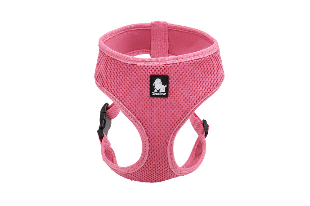 Dog Harness Soft Mesh - Pink - Large