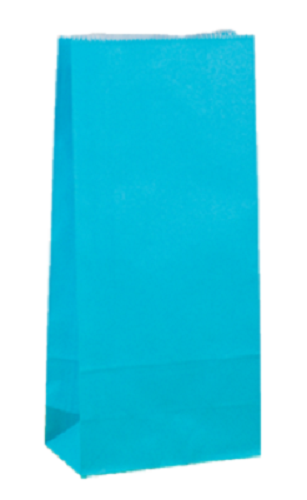 Paper Bags BLUE - (500 Bags) 21 x 10cm
