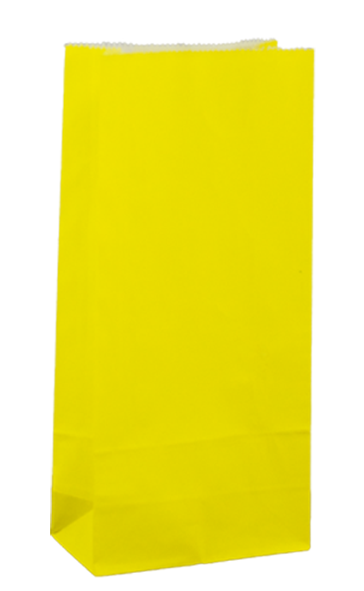 Paper Bags YELLOW - (500 Bags) 26 x 13cm