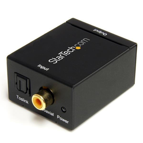 SPDIF to RCA Audio Converter - Digital Coaxial & Toslink Optical to Stereo Adapter