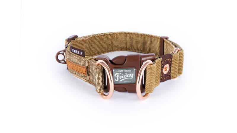 Dog Collar - ED Double Up M Corduroy