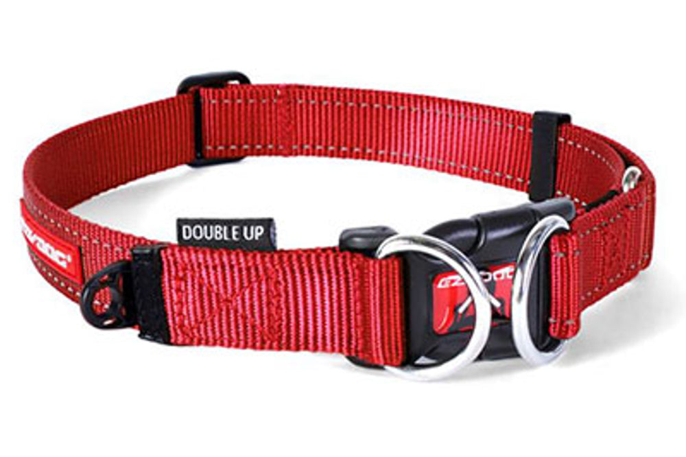 Ezy Dog Collar Double Up - XL - Red